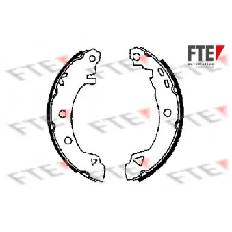 Jeu de mâchoires de frein FTE BB1105A2