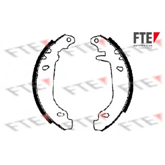 Jeu de mâchoires de frein FTE BB1122A2