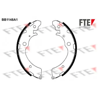 Jeu de mâchoires de frein FTE BB1148A1