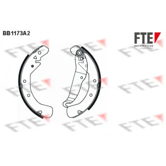 Jeu de mâchoires de frein FTE BB1173A2