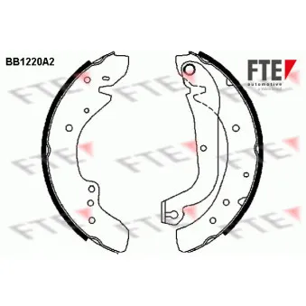 Jeu de mâchoires de frein FTE BB1220A2