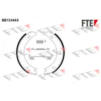 Jeu de mâchoires de frein, frein de stationnement FTE BB1244A6