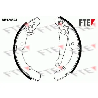 Jeu de mâchoires de frein FTE BB1245A1