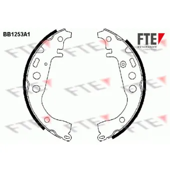 Jeu de mâchoires de frein FTE BB1253A1