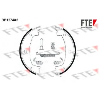 Jeu de mâchoires de frein, frein de stationnement FTE BB1274A6