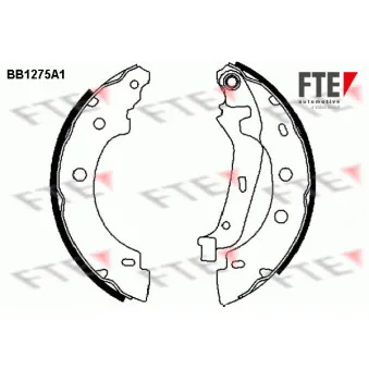 Jeu de mâchoires de frein FTE BB1275A1