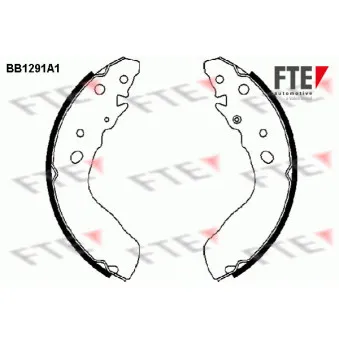 Jeu de mâchoires de frein FTE BB1291A1