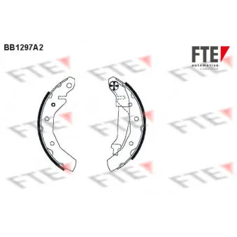 Jeu de mâchoires de frein FTE BB1297A2