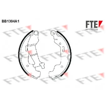Jeu de mâchoires de frein FTE BB1304A1
