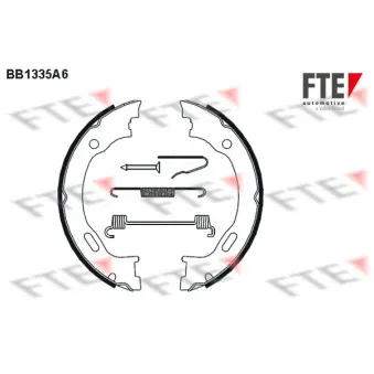 Jeu de mâchoires de frein, frein de stationnement FTE BB1335A6