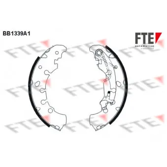 Jeu de mâchoires de frein FTE BB1339A1