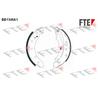 Jeu de mâchoires de frein FTE BB1346A1