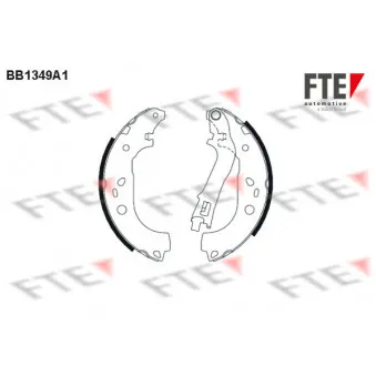 Jeu de mâchoires de frein FTE BB1349A1