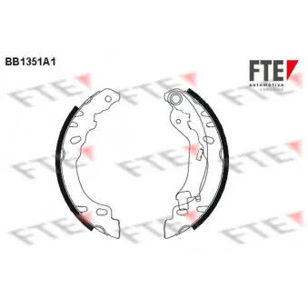 Jeu de mâchoires de frein FTE BB1351A1