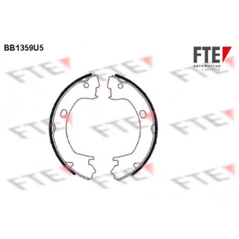 Jeu de mâchoires de frein, frein de stationnement FTE BB1359U5