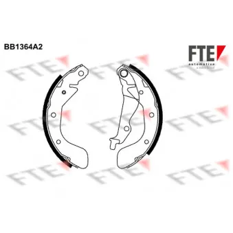 Jeu de mâchoires de frein FTE BB1364A2
