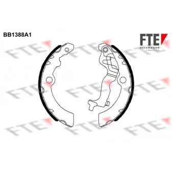 Jeu de mâchoires de frein FTE BB1388A1