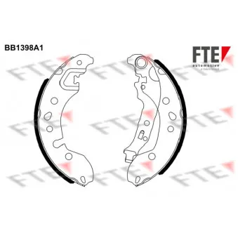 Jeu de mâchoires de frein FTE BB1398A1