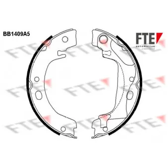 Jeu de mâchoires de frein, frein de stationnement FTE BB1409A5