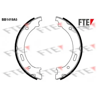 Jeu de mâchoires de frein, frein de stationnement FTE BB1419A5