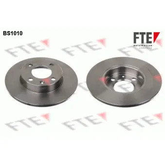 Jeu de 2 disques de frein avant FTE BS1010
