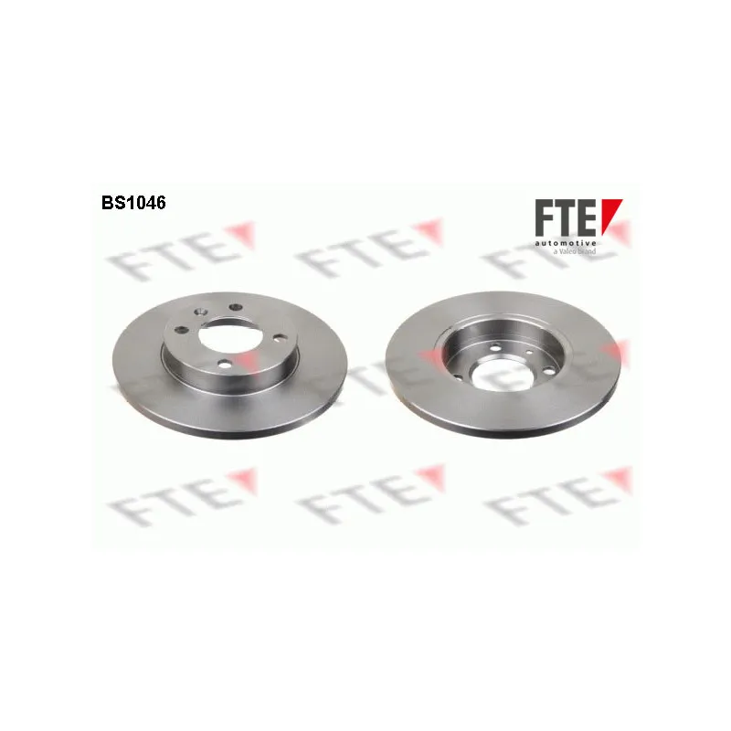Jeu de 2 disques de frein avant FTE BS1046