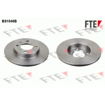 Jeu de 2 disques de frein avant FTE BS1046B