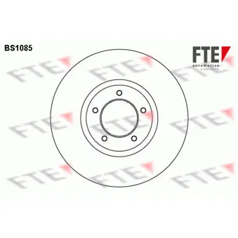 Jeu de 2 disques de frein avant FTE BS1085
