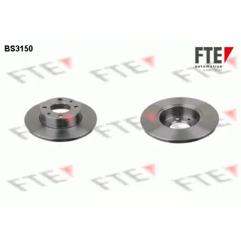 Jeu de 2 disques de frein avant FTE BS3150
