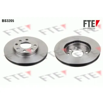 Jeu de 2 disques de frein avant FTE BS3205