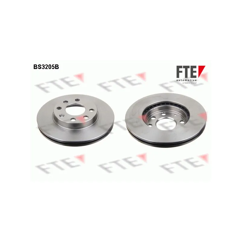 Jeu de 2 disques de frein avant FTE BS3205B