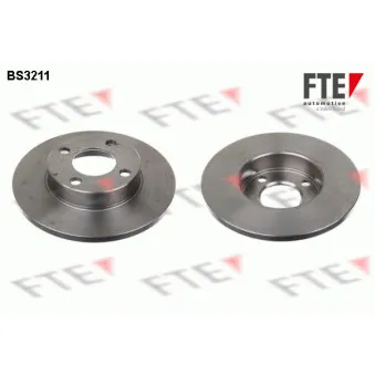 Jeu de 2 disques de frein avant FTE BS3211