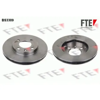 Jeu de 2 disques de frein avant FTE BS3309