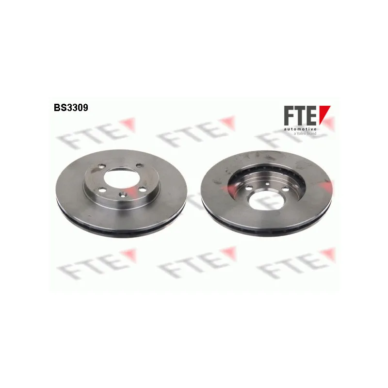 Jeu de 2 disques de frein avant FTE BS3309