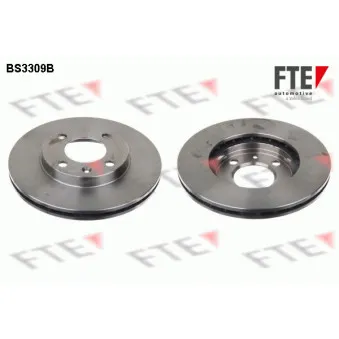Jeu de 2 disques de frein avant FTE BS3309B