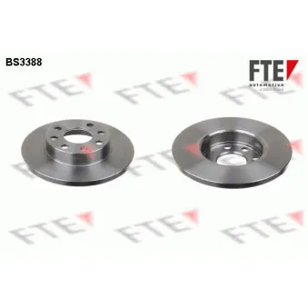 Jeu de 2 disques de frein avant FTE BS3388