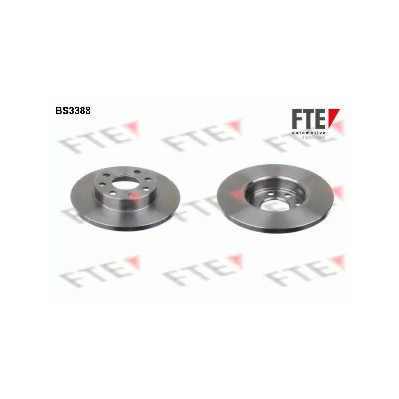 Jeu de 2 disques de frein avant FTE BS3388