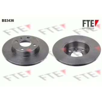Jeu de 2 disques de frein avant FTE BS3436