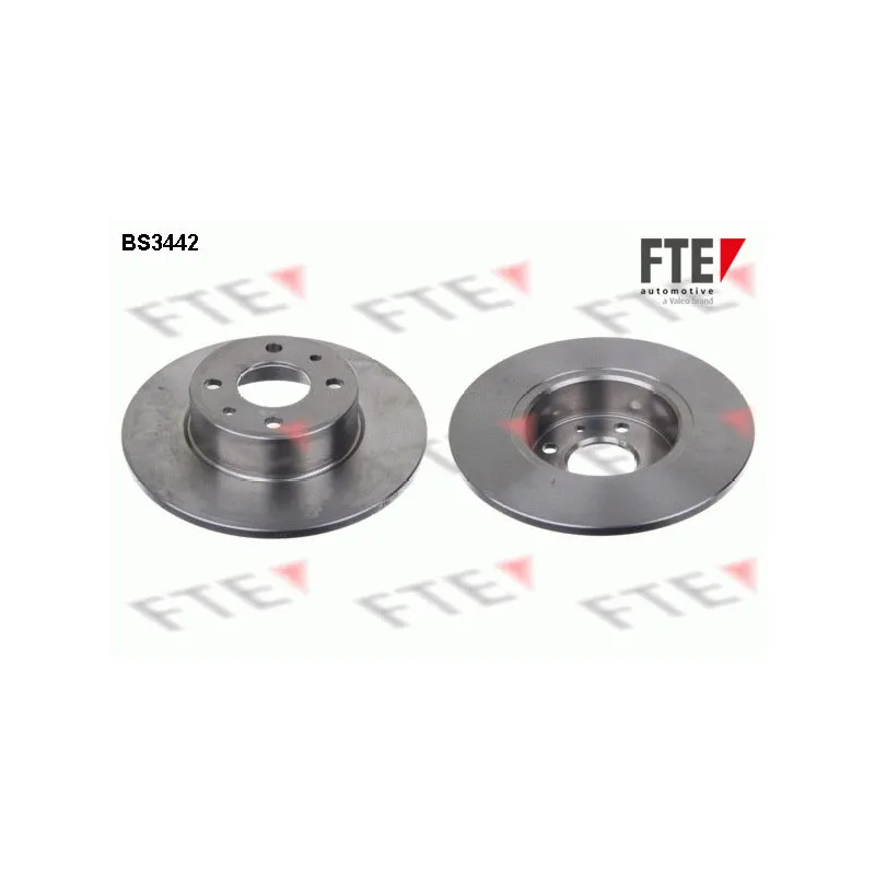 Jeu de 2 disques de frein arrière FTE BS3442