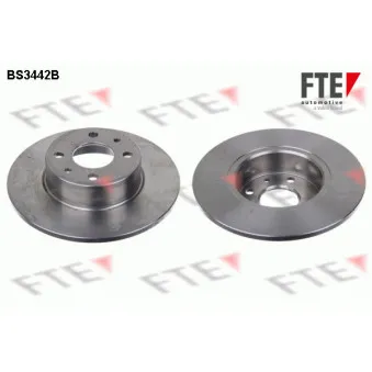 Jeu de 2 disques de frein arrière FTE BS3442B