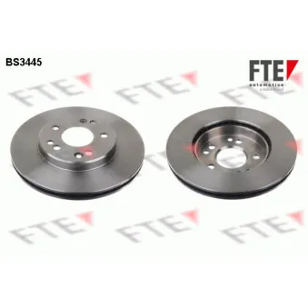 Jeu de 2 disques de frein avant FTE BS3445