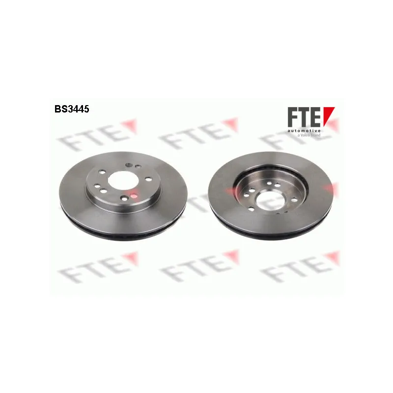 Jeu de 2 disques de frein avant FTE BS3445