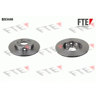 Jeu de 2 disques de frein avant FTE BS3446