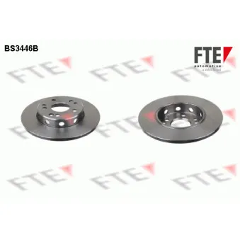 Jeu de 2 disques de frein avant FTE BS3446B