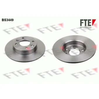 Jeu de 2 disques de frein avant FTE BS3449