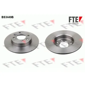 Jeu de 2 disques de frein avant FTE BS3449B