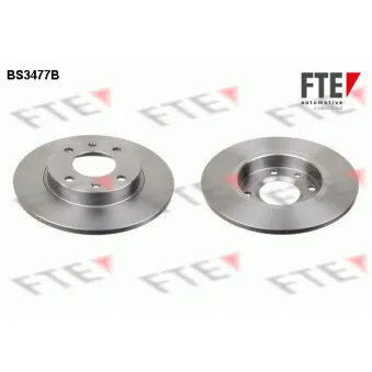 Jeu de 2 disques de frein avant FTE BS3477B