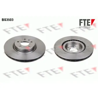 Jeu de 2 disques de frein avant FTE BS3503