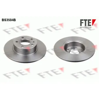 Jeu de 2 disques de frein arrière FTE BS3504B