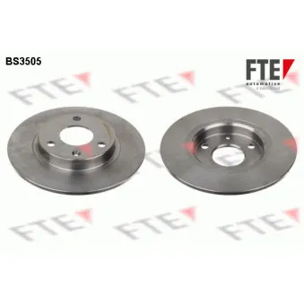 Jeu de 2 disques de frein avant FTE BS3505